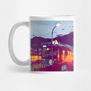 Train in Japan 2 Mug